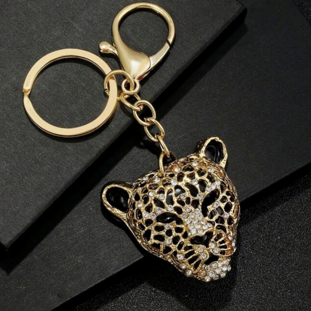 Leopard 🐆 bag charm/Keychain New